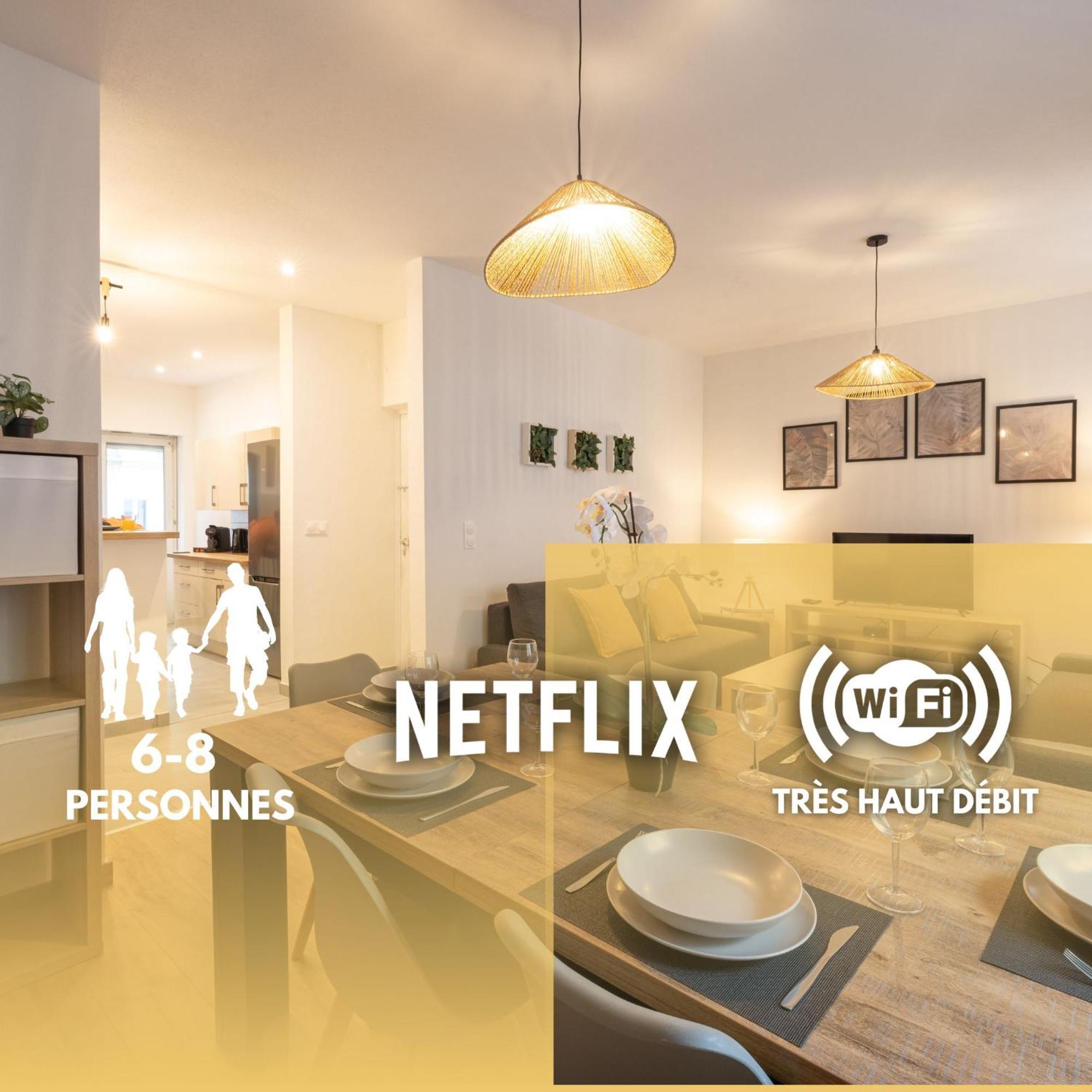 Monsejourcosy - L'escapade - Spacieux - Netflix Appartement